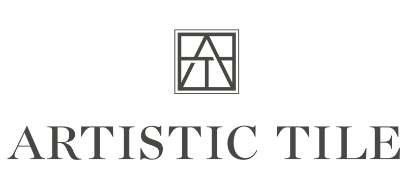 Artistic Tile logo with stylized tile design - Nashville Interiors