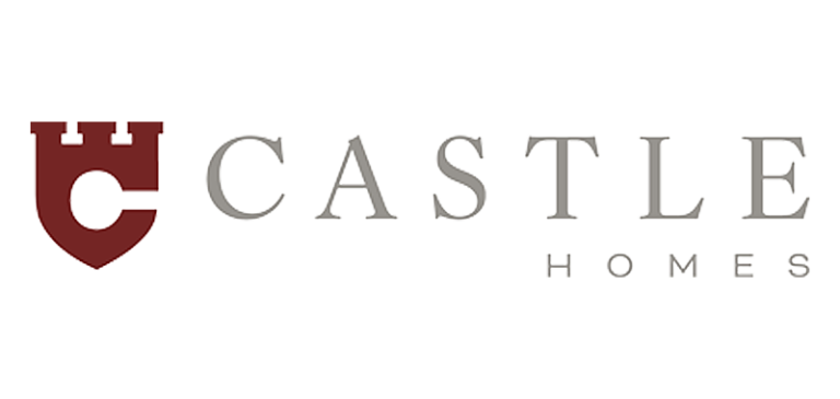 Castle Homes logo with stylized castle emblem - Nashville Interiors