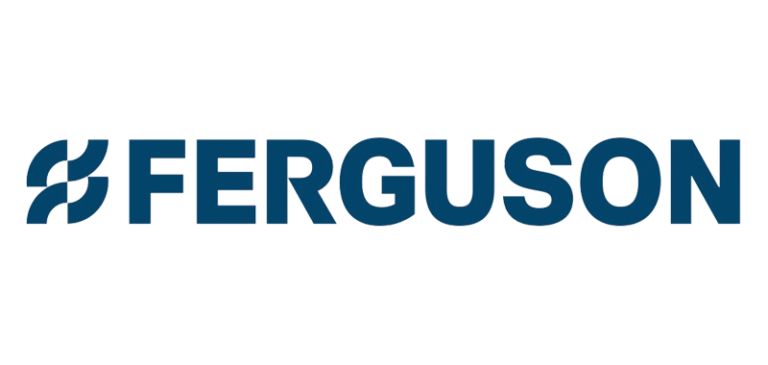 Ferguson company logo with blue text - Nashville Interiors